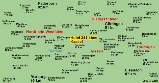 Kurzurlaub in Kassel, Urlaub im Nordhessischen Bergland