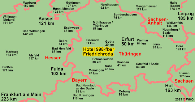 Kurzurlaub im Thringer Wald, Urlaub in Friedrichroda am Rennsteig